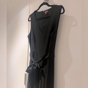 Vince Camuto black crop leg jumpsuit